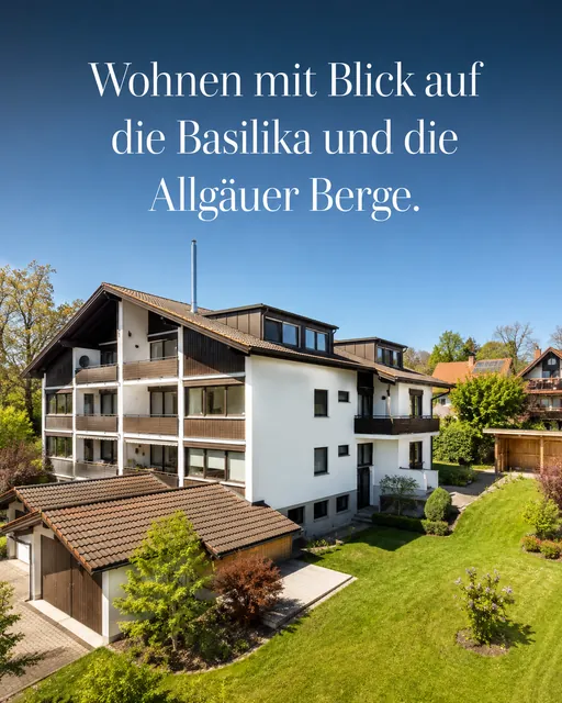 Anzeigenkarte Diamant Immobilien: ottobeuren basilika