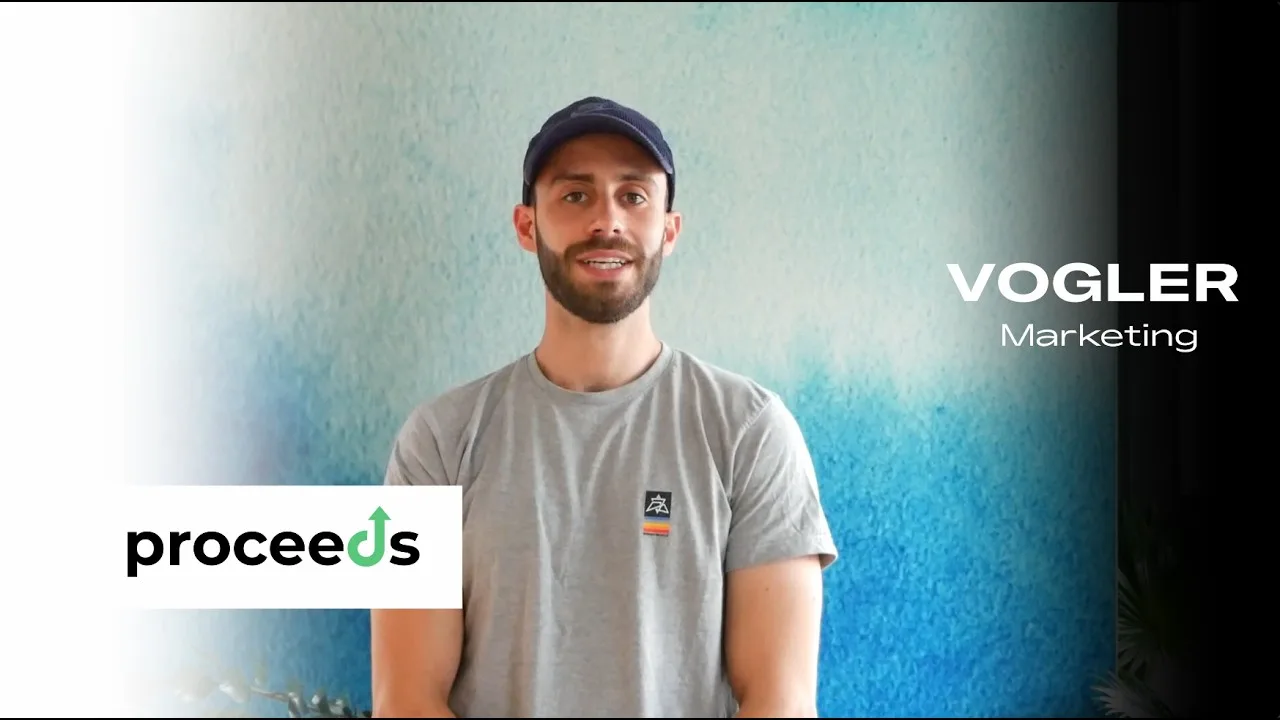 Demian Romelli, Co-Founder und CSO von proceeds.eu, im Video-Testimonial